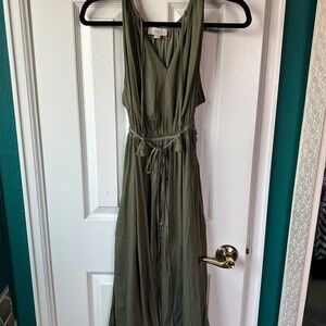 LOFT Sage Green Maxi Dress